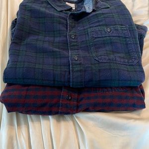 FLANNEL BUNDLE! Two flannels, Size Medium